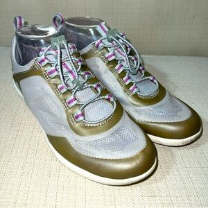 Lands End Womens Water Shoes Silver Size 8B
